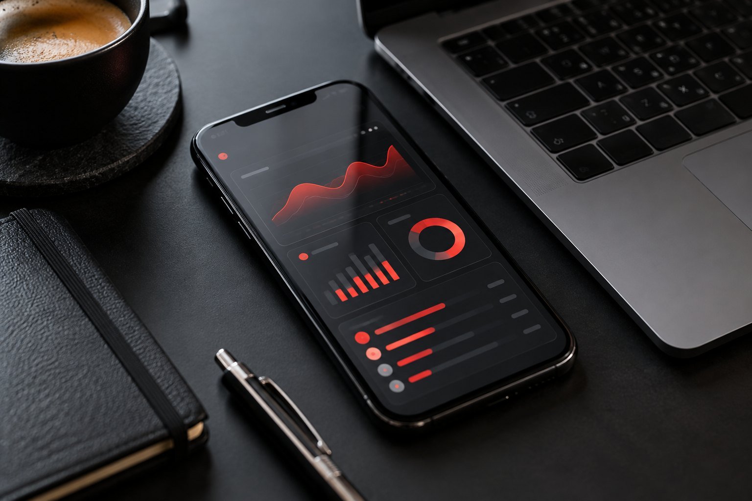 Kaos Software · Mobil Uygulamalar hizmetini anlatan görsel
